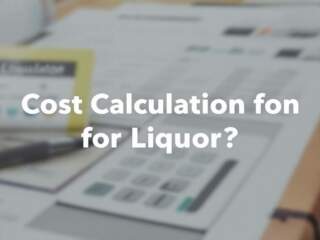 Liquor Cost Calculator Excel: Download Free Template
